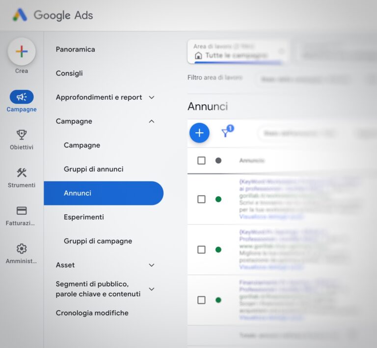 google ads nuova versione 2023 davide ambrami