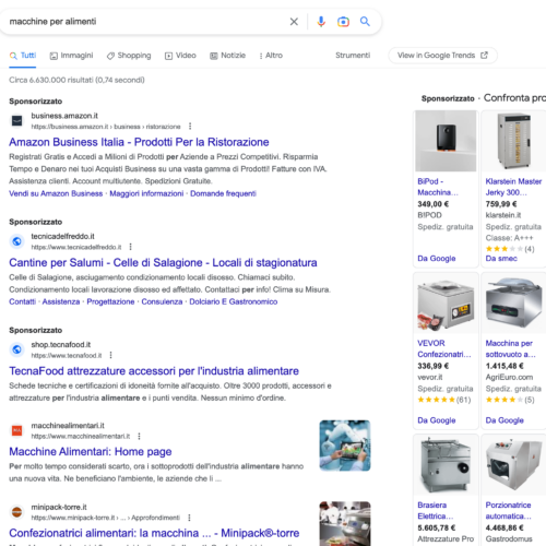 esempio di risultato di ricerca su google davide ambrami