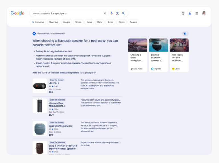Ricerca di Google con IA generativa davide ambrami 2